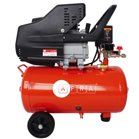 AFRA Air Compressor, 240 V, 100 L Tank, 8 Bar Pressure, Portable Design, Low Noise, Eco-Friendly, Accessories Included, CE Certified.
