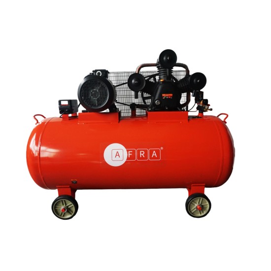 AFRA Air Compressor, 240 V, 300 L Tank, 8 Bar Pressure, Portable Design, Low Noise, Eco-Friendly, Accessories Included, CE Certified.