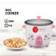 AFRA Rice Cooker, 300W, Non-Stick Coating, 0.6L Capacity, Keep-Warm Function, With Measuring Cup and Spoon, G-MARK, ESMA, ROHS, And CB Certified, 2 Years Warranty.