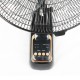 AFRA 16" WALL MOUNT FAN 60W ROTATING 1250 WITH REMOTE 3 SPEED CONTROLLER BLACK & ROASE GOLD 