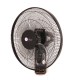 AFRA 16" WALL MOUNT FAN 60W ROTATING 1250 WITH REMOTE 3 SPEED CONTROLLER BLACK & ROASE GOLD 