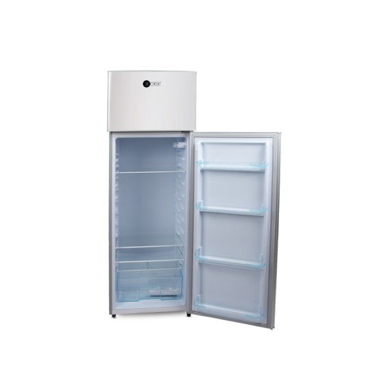 AFRA DOUBLE DOOR DEFROST REFRIGERATOR NET 138L GROSS 170L SILVER