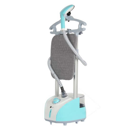 AFRA 2.0L GARMENT STEAMER WITH IRON BOARD 1950W BLUE AND WHITE