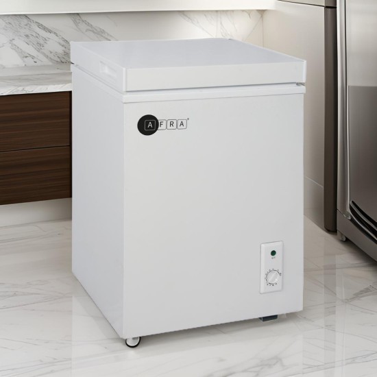 AFRA Chest Freezer, 200L Gross Capacity, White, Energy Saving, Low Noise, ESMA Approved,  AF-2000CFWT, 2 Years Warranty