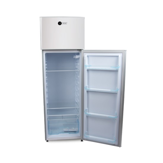 AFRA DOUBLE DOOR DEFROST REFRIGERATOR NET 280L GROSS 340L SILVER