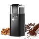 AFRA Coffee Grinder, 150W, Black, 60g Capacity, Adjustable, Black Finish, Transparent Cover, GMARK, ESMA, RoHS, And CB, With 2 Years Warranty
