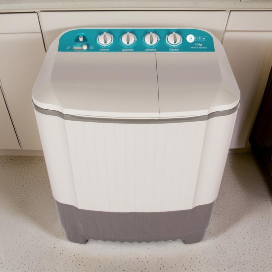 AFRA Twin Tub Washing Machine, 7kg Capacity,  White, Double Layer Body, ESMA Approved, AF-700WMBL, 2 Years Warranty