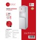 AFRA Top Loading Water Dispenser with Bottom Refrigerator 3 Tap Heating Power 550w Cooling Power 100w White, Dry Protection-Double thermostat, Rust Proof Water Tank, AF-9830WDWH, 2 Year Warranty