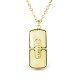 AFRA JEW GLAZE GOLD STAINLESS STEEL NECKLACE