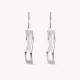 AFRA JEW GLAZE SILVER STAINLESS STEEL EARRING