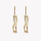 AFRA JEW GLAZE GOLD STAINLESS STEEL EARRING