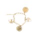 AFRA JEW ROSETTE GOLD STAINLESS STEEL BRACELET