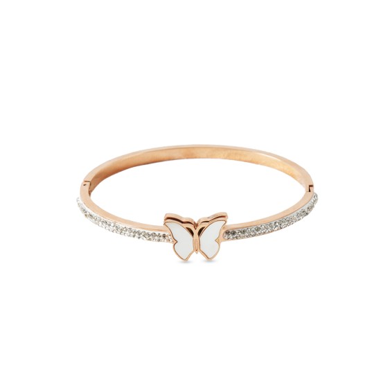 AFRA JEW WINGS ROSEGOLD STAINLESS STEEL BRACELET