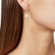 AFRA JEW DANGLING GOLD STAINLESS STEEL EARRING