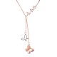 AFRA JEW TITANIA ROSEGOLD STAINLESS STEEL NECKLACE