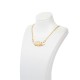 AFRA JEW PALMETTE GOLD STAINLESS STEEL NECKLACE