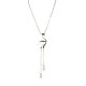 AFRA JEW AVIS SILVER STAINLESS STEEL NECKALCE