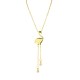 AFRA JEW AVIS GOLD STAINLESS STEEL NECKALCE