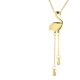 AFRA JEW AVIS GOLD STAINLESS STEEL NECKALCE