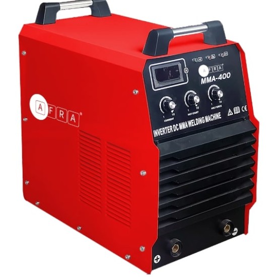 AFRA Inverter Welder, 240 V, 400A Maximum, Anti-Stick, Anti-Force, Hot Start, ARC-Force, Accessories Included, CE Certified.