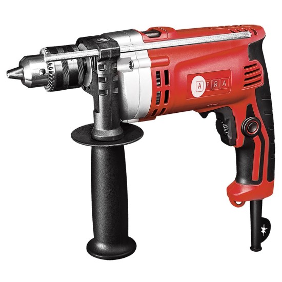 AFRA Electric Impact Drill, 13MM, 710W, 0-3000r/Min No-Load Speed, Ergonomic Design, Compact Design, Aluminum Head, Soft Skin Handle, AFT-13-710IDRD, 1-Year Warranty.