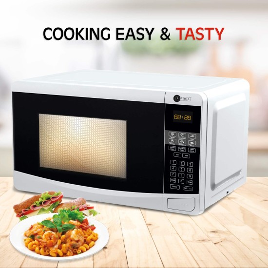 AFRA Japan 20L Microwave oven with Digital control, 700W - multiple power levels, Compact design with oven grill and quick defrost feature, G-MARK, ESMA, ROHS, And CB Certified with 2 years warranty