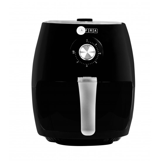 AFRA Air Fryer, 1300-1500W, 2.5L Capacity, Removable Basket & Pot, Adjustable Temperature, Overheat Protection, Non-Slip Feet, Cool Touch Handle, G-MARK, ESMA, ROHS, and CB Certified, 2 Years Warranty.