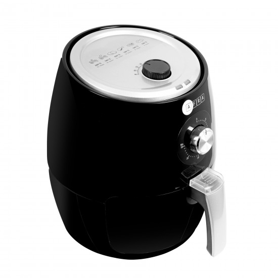 AFRA Air Fryer, 1300-1500W, 2.5L Capacity, Removable Basket & Pot, Adjustable Temperature, Overheat Protection, Non-Slip Feet, Cool Touch Handle, G-MARK, ESMA, ROHS, and CB Certified, 2 Years Warranty.