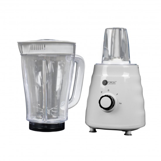 AFRA BLENDER, AF-500BLWT, 500W, 2 In 1 Set, Stainless Steel Blade, 1.5L, 2 Speeds, Pulse Function.