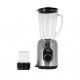 AFRA 2 in 1 Blender, AF-610BLSL, 600W, 2 speed settings, Pulse Function, 1.8L Capacity, Glass Blender & Grinder Jar, Easy-To-Clean.