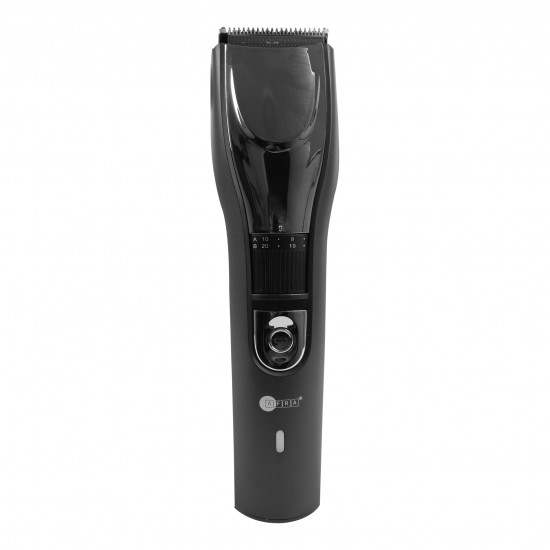 AFRA Hair Clipper, AF-600HCBK, 3 Hours Running Time, Lithium Battery, Rechargeable, Ergonomic Design, Alloy Cutter, Rotation Adjustment, USB Cable Charging.