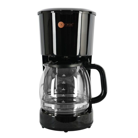 AFRA Coffee Maker, 1.5L Capacity, 750W, Anti-Drip, Removable Filter, Automatic Shut Off, G-Mark, ESMA, RoHS, CB, 2 Years Warranty