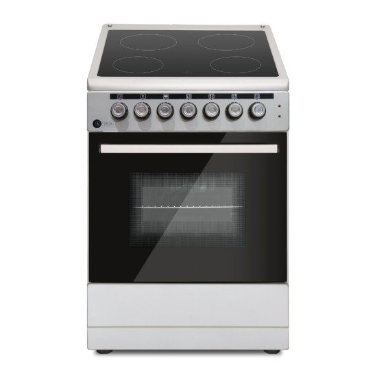 AFRA Japan Free Standing Electrical Cooking Range, 60x60, Rotisserie, 64L, Closed Door Grilling, Vitro Ceramic, Stainless Steel, G-Mark, ESMA, RoHS, CB, 2 years warranty