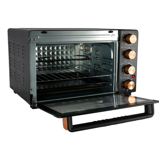 Afra Electric Oven Toaster, 1500W, 30L Capacity, Cooking and Grilling, Adjustable Thermostat, 60 Minute Timer, G-MARK, ESMA, ROHS, and CB Certified, 2 years Warranty.