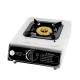 AFRA Single Burner Gas Stove, Compact Design, Cast Iron Burner, Enamel Pan Support, Stainless Steel Surface, G-MARK, ESMA, ROHS, and CB Certified, 2 Years Warranty.