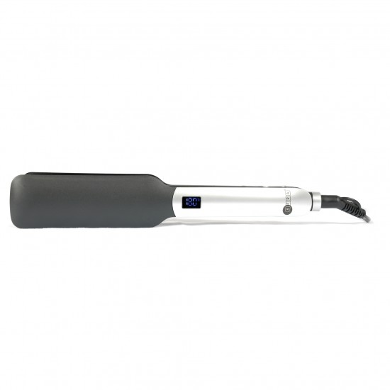 AFRA Hair Straightener, AF-0055HSSB, Ceramic Coat Plates, LED & LCD Display, Multiple Temperature Settings, Fast Heating, Automatic Cut-Off, Less Static.