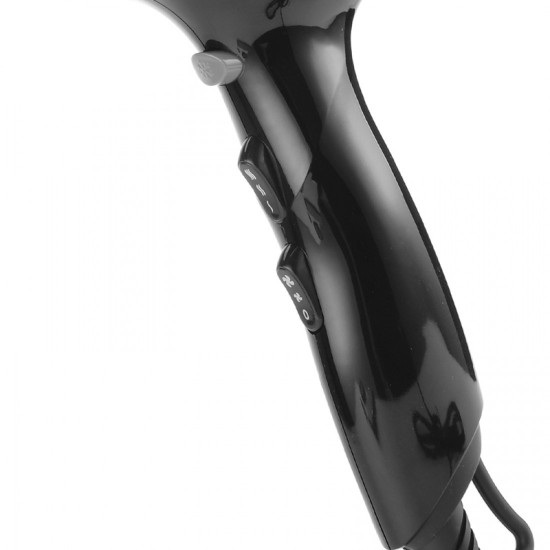 AFRA Hair Dryer, AF-2300HDBK, DC Motor, Powerful Airflow, 2 Speeds, 3 Heat Settings, Easy-To-Use, Cool Shot Function, Concentrator, Removable Filter, Ionic Function.