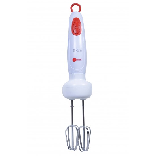 AFRA Japan Hand Blender Set, 700W, Stainless Steel Shaft, Quad Blade System, White/Red, 2 Years Warranty.