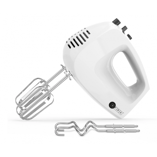 AFRA Hand Mixer, AF-250HMWT, 250W, For Eggs and Dough, Ejector Button with Safety, 5 Speed Settings, Turbo Function. 