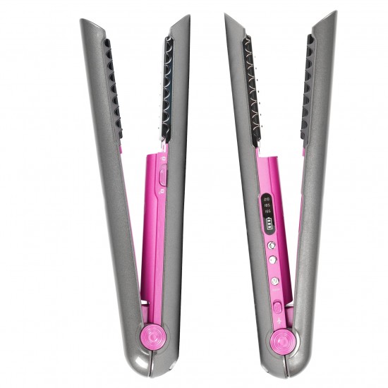 AFRA Japan Hair Straightener, Model No. AF-4000HSGY, Rechargeable, Floating Plates, 3 Temperature Settings, Ergonomic , Lockable Handle, Compact Design.