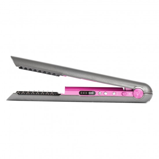 AFRA Hair Straightener, Model No. AF-4000HSGY, Rechargeable, Floating Plates, 3 Temperature Settings, Ergonomic , Lockable Handle, Compact Design.