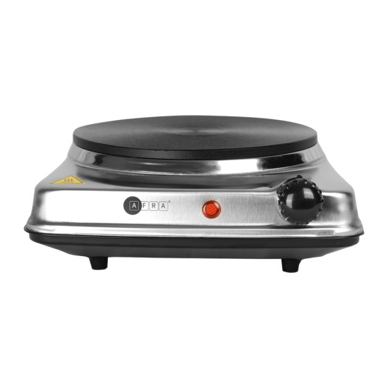 AFRA Single Electric Hotplate, 1500W, Thermostatic Control, Stainless Steel, Overheat Protection, G-MARK, ESMA, ROHS, and CB Certified, 2 years Warranty.