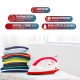 AFRA Dry Iron, 1000W, Teflon Soleplate, Indicator Light, Overheat Protection, Temperature Knob, Smooth Ironing, White/Red, G-MARK, ESMA, ROHS, and CB Certified, 2 years warranty