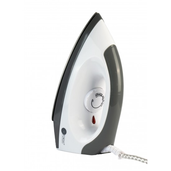 AFRA Japan Dry Iron, 1000W, Non-Stick Soleplate, Indicator Light, Overheat Protection, Temperature Knob, Smooth Ironing, White/Grey, G-MARK, ESMA, ROHS, and CB Certified, 2 Years Warranty.