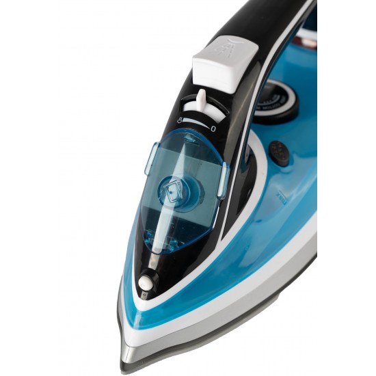 AFRA Japan Steam Iron, 2200 W, Ceramic Coat Soleplate, Heat Distribution, Fast Heat-Up, Double Safety, White/Grey/Blue, G-MARK, ESMA, ROHS, and CB Certified with 2 Years Warranty.
