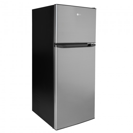 AFRA Refrigerator, AF-2800RFSS, Double Door, Vertical, 283L Capacity, No Frost, Reversible Doors, Adjustable Legs, Crisper.