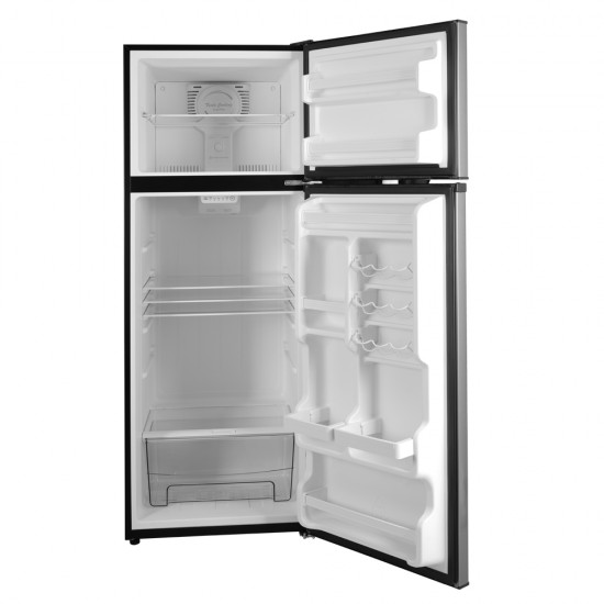 AFRA Refrigerator, AF-3400RFSS, Double Door, Vertical, 340L Capacity, No Frost, Reversible Doors, Adjustable Legs, Crisper.