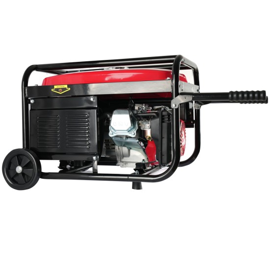 AFRA Gasoline Generator, 3KW Maximum, Recoil and Electric Start, 170F Engine, Compact Design, Low Noise,  Accessories Included, 