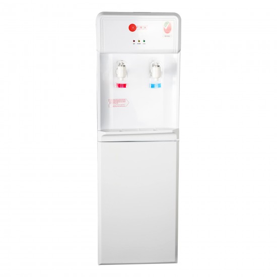 AFRA  Water Dispenser Cabinet, 5L, 600W, Floor Standing, Top Load, Compressor Cooling, 2 Tap, Stainless Steel Tanks, G-MARK, ESMA, ROHS, and CB Certified, 2 Years Warranty.