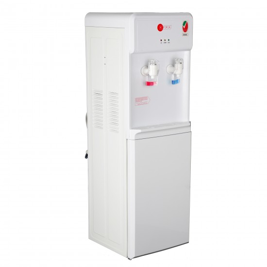 AFRA  Water Dispenser Cabinet, 5L, 600W, Floor Standing, Top Load, Compressor Cooling, 2 Tap, Stainless Steel Tanks, G-MARK, ESMA, ROHS, and CB Certified, 2 Years Warranty.